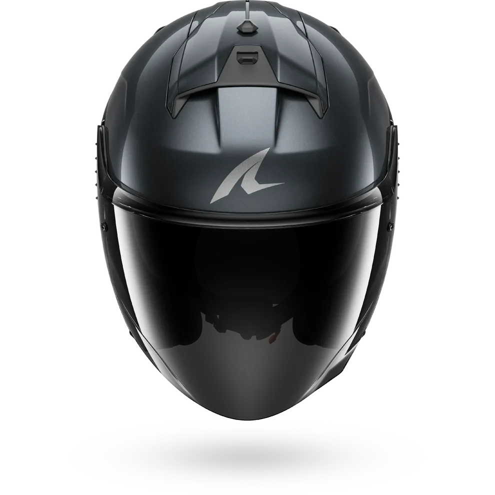 SHARK SKWAL JET Dark Shadow Casco Estera de acero azul mate