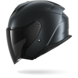 SHARK SKWAL JET Dark Shadow Casco Estera de acero azul mate