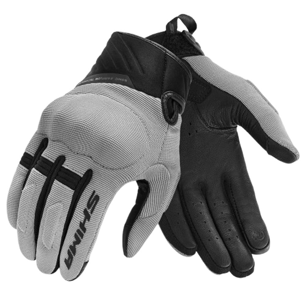 
SHIMA SONIC MOTORCYCLE LEATHER GLOVES GREY
