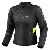 SHIMA RUSH 2.0 LADY WATERPROOF MOTORCYCLE JACKET FLUO