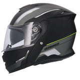 Shiro Discover Royal Jet Helmet Matte Green 