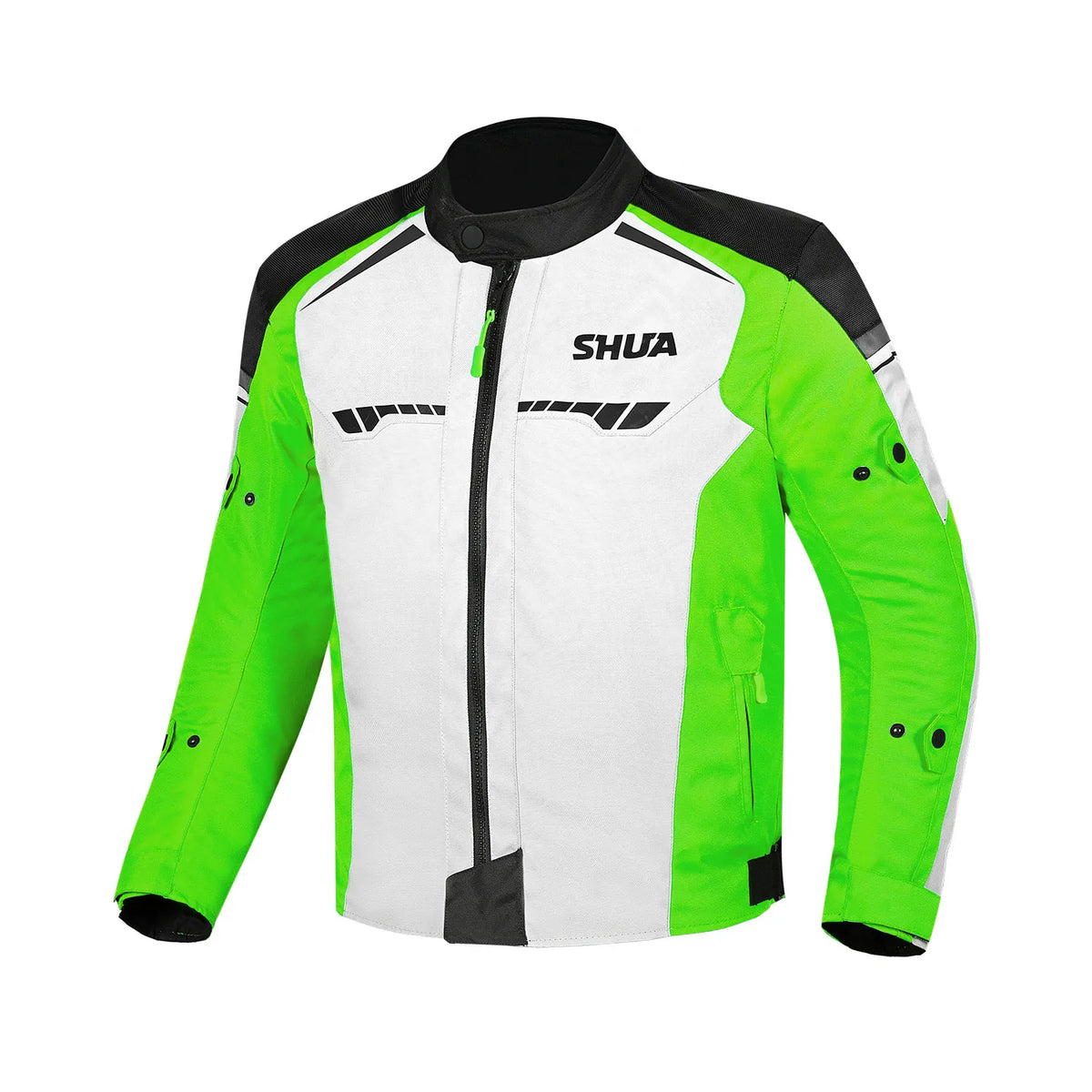 SHUA IMMORTAL MOTORCYCLE JACKET ICE GREEN BLACK