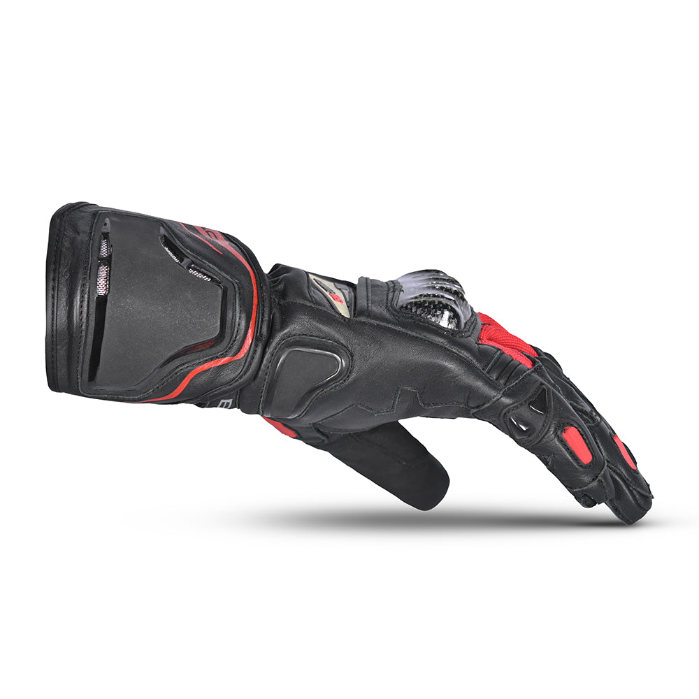 BELA Venom RS Motorcycle Racing Gloves Ladies Black Red 