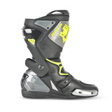 BELA RACE PRO (R-6) RACING MOTORCYCLE BOOTS  BLACK GREY YELLOW