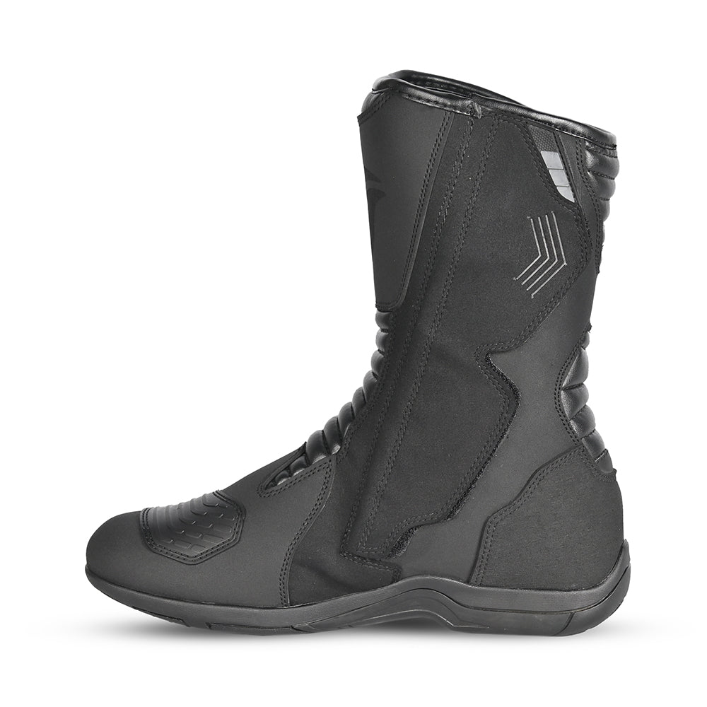 RTECH Lunar Trojan Motorcycle Touring Boots Black