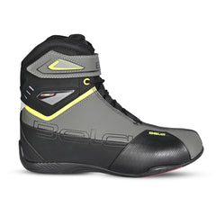 BELA Blaze Urban Motorcycle Boots Black Yellow 