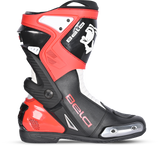 Bela Turbo Track - urban motorcycle boots - black red - MaximomotoUK