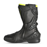 R-TECH Tornado 2.0 Motorcycle Leather Boots Black Grey Yellow Fluor