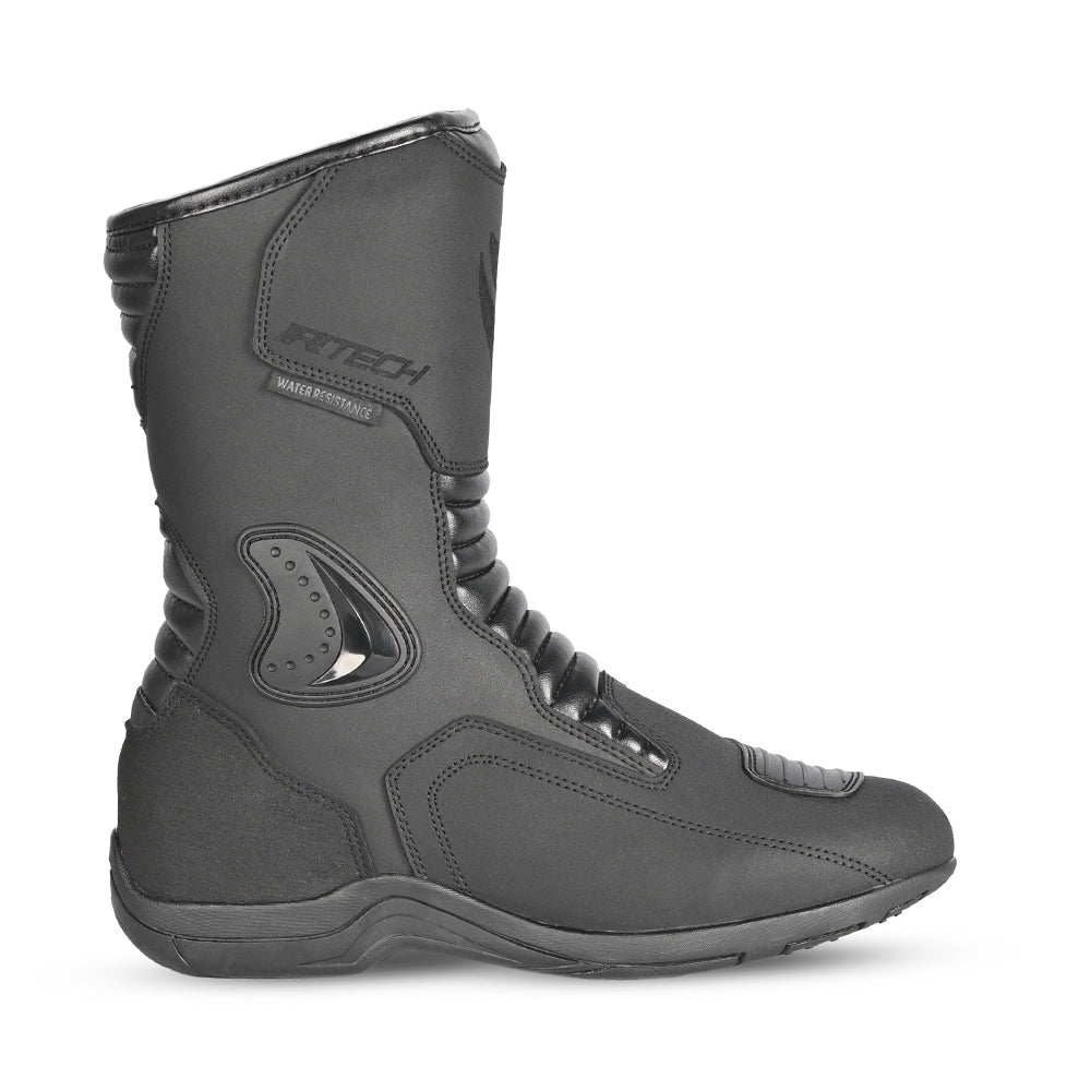 RTECH Lunar Trojan Motorcycle Touring Boots Black