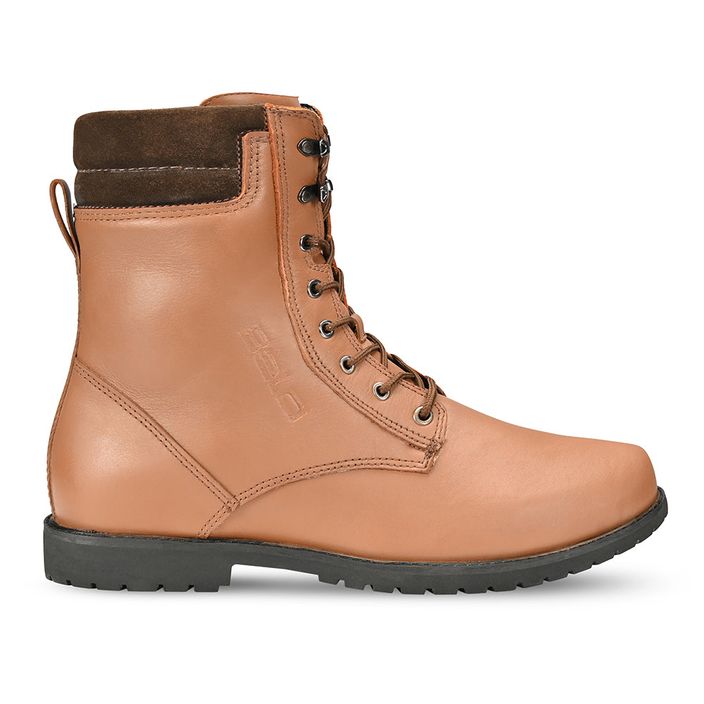 BELA Legacy Touring Motorcycle Leather Boots Brown