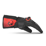 BELA Twix Lady Summer Motorcycle Gloves Black Red 