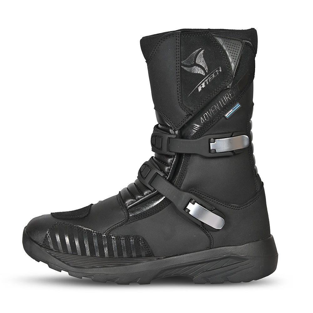 R-TECH Traveler WR Motorbike Touring Boots Black