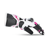 BELA Venom RS Lady Motorbike Racing Gloves Ladies White Black Pink 