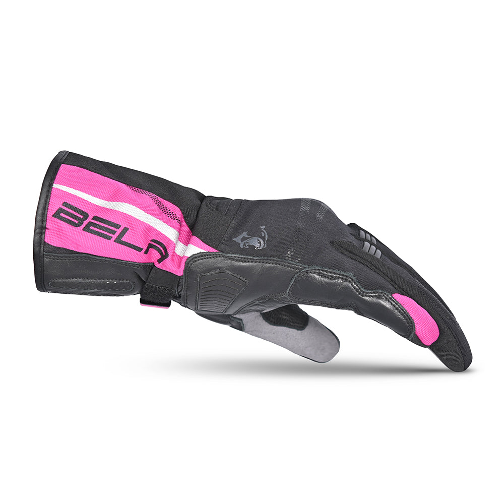 BELA Iglo Lady Winter Motorcycle Gloves Women Black Pink 