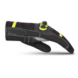 BELA Tracker Motorbike Gloves UK Black Yellow Flouro 