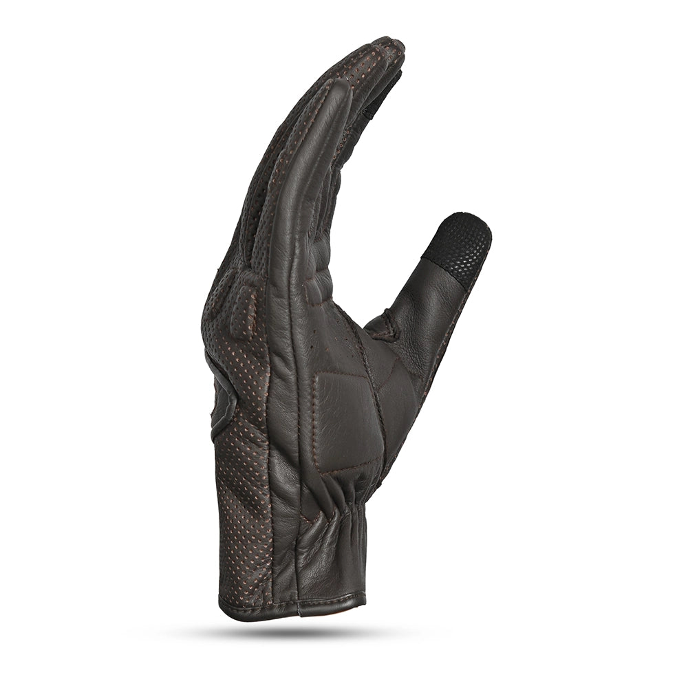 BELA Impact Lady Summer Motorcycle Gloves Brown - right side view