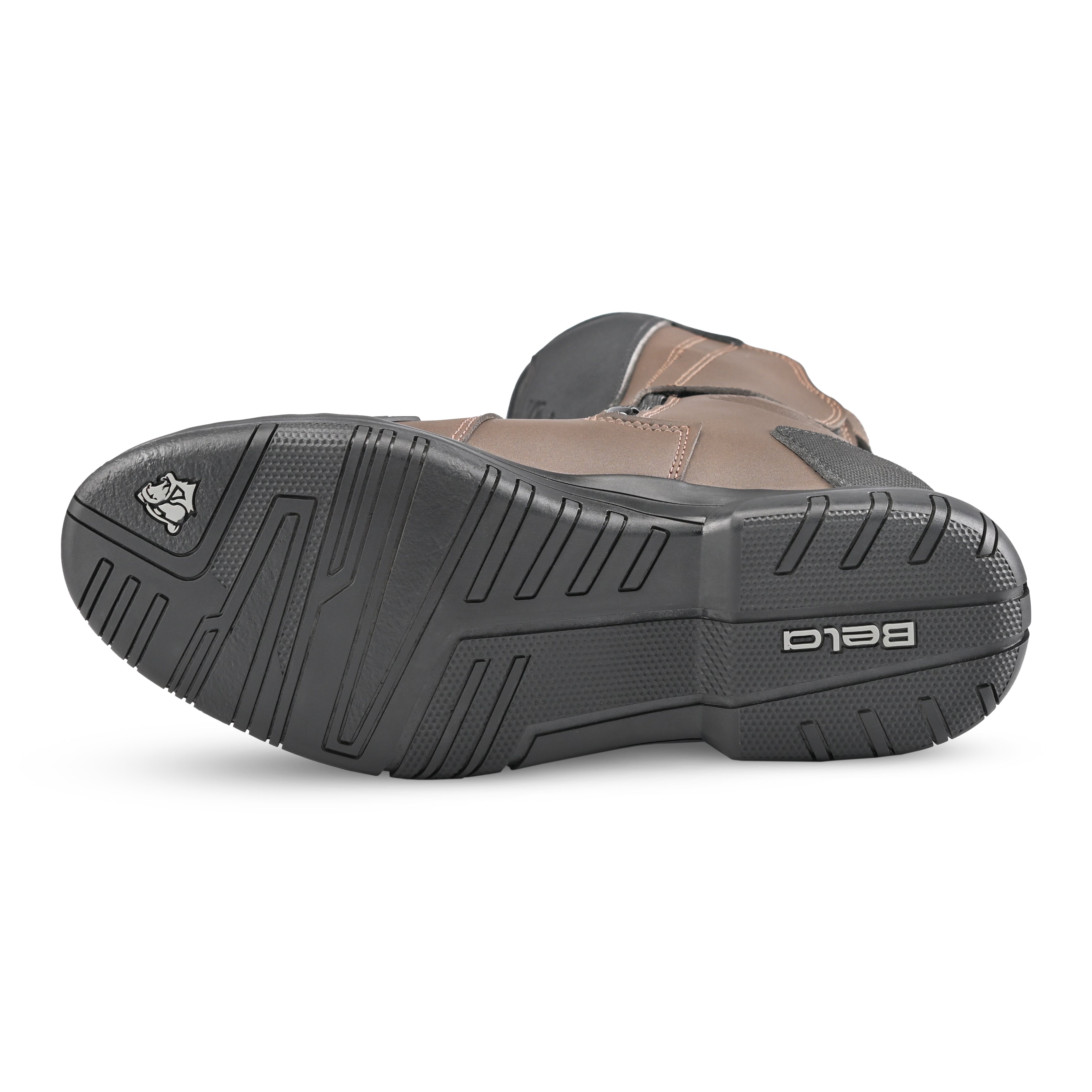 BELA Gladiator Touring Leather Boots Black Brown