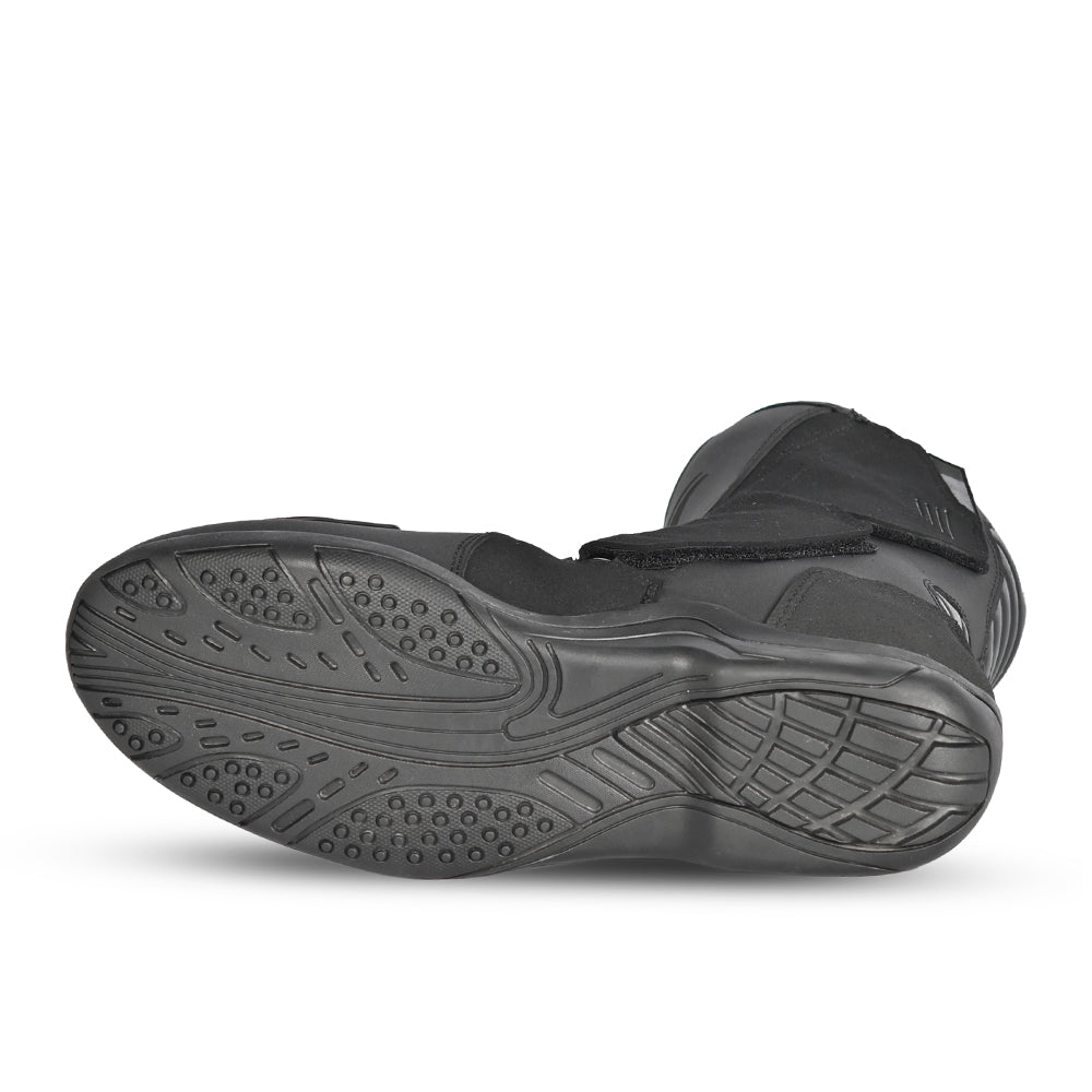 RTECH Lunar Trojan Motorcycle Touring Boots Black