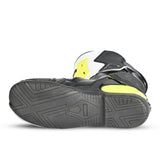 BELA - Turbo Track Racing Motorcycle Boots - Black White Yellow Flour - DELIVERY WITHIN 8 WEEKS 