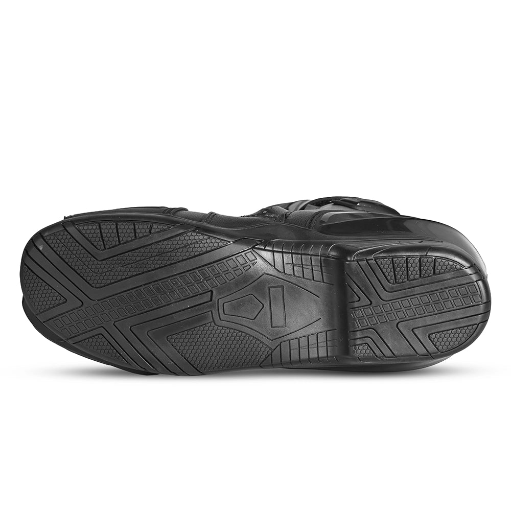 R-TECH Tornado 2.0 Motorcycle Leather Boots Black Grey Yellow Fluor