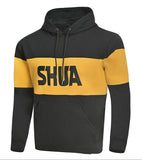 SHUA LAYR CASUAL HOODIE BLACK/YELLOW
