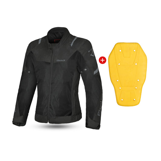 BELA Mesh Pro Lady Motorbike Touring Jacket Black