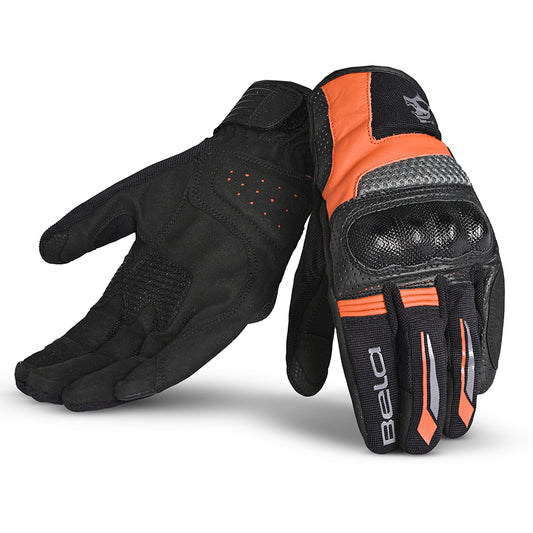 BELA Hero Air  - Summer Mesh Gloves - Black Orange 
