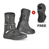 R TECH - Traveler WR Motorbike Touring Boots - Black