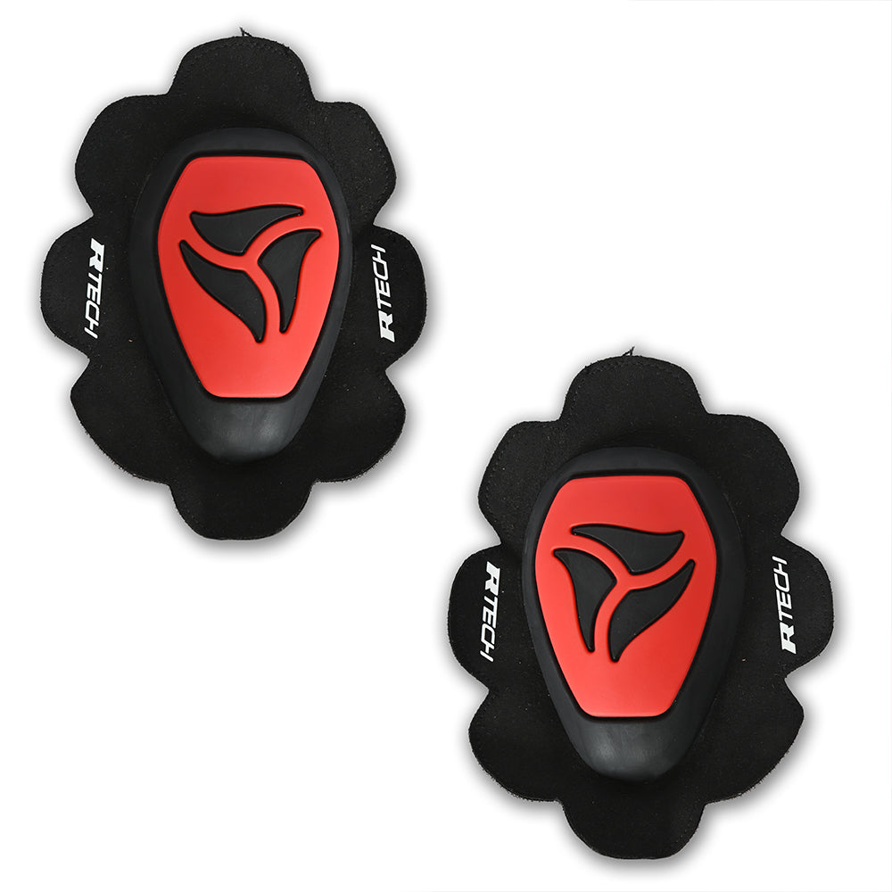 R Tech Suits Removeable Knee Sliders - Black Red