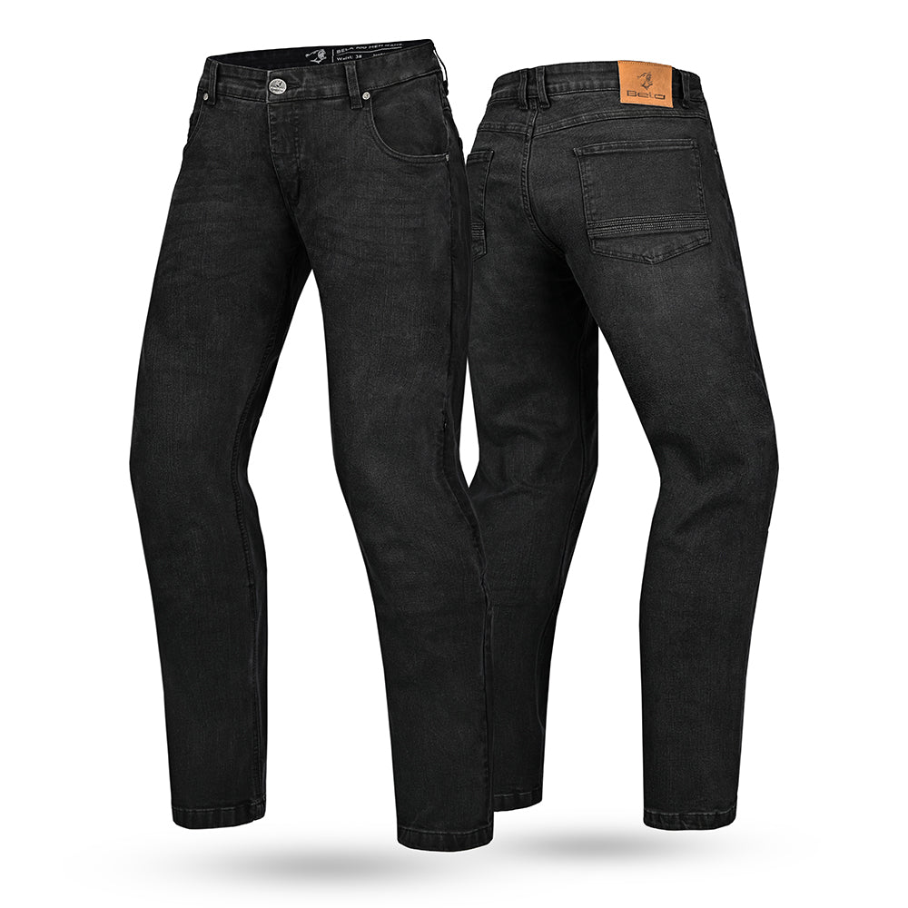 BELA RIO PANTALON DE HOMBRE AA APROBADO CE DENIM JEANS 32L NEGRO 