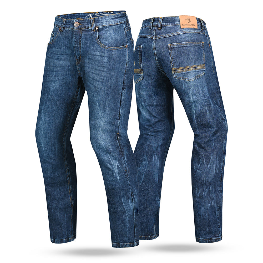 BELA RIO PANTALON DE HOMBRE DENIM JEANS 34L TIE & DYE AZUL 