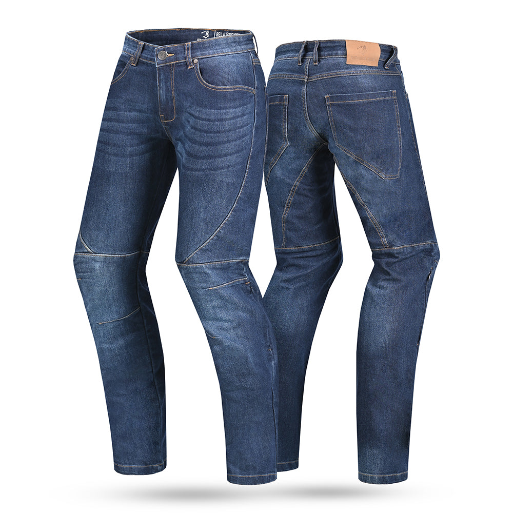 BELA ROCKER PANTALON DE HOMBRE AA APROBADO CE VAQUERO JEANS 34L AZUL 