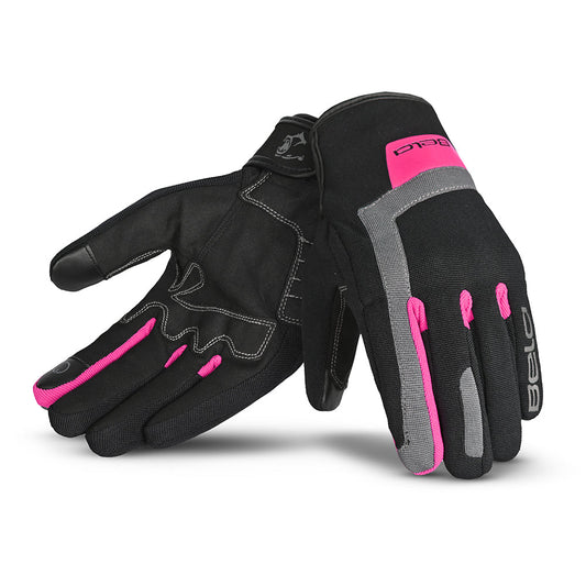 BELA Galaxy Winter Motorcycle Gloves WR Lady BLACK PINK