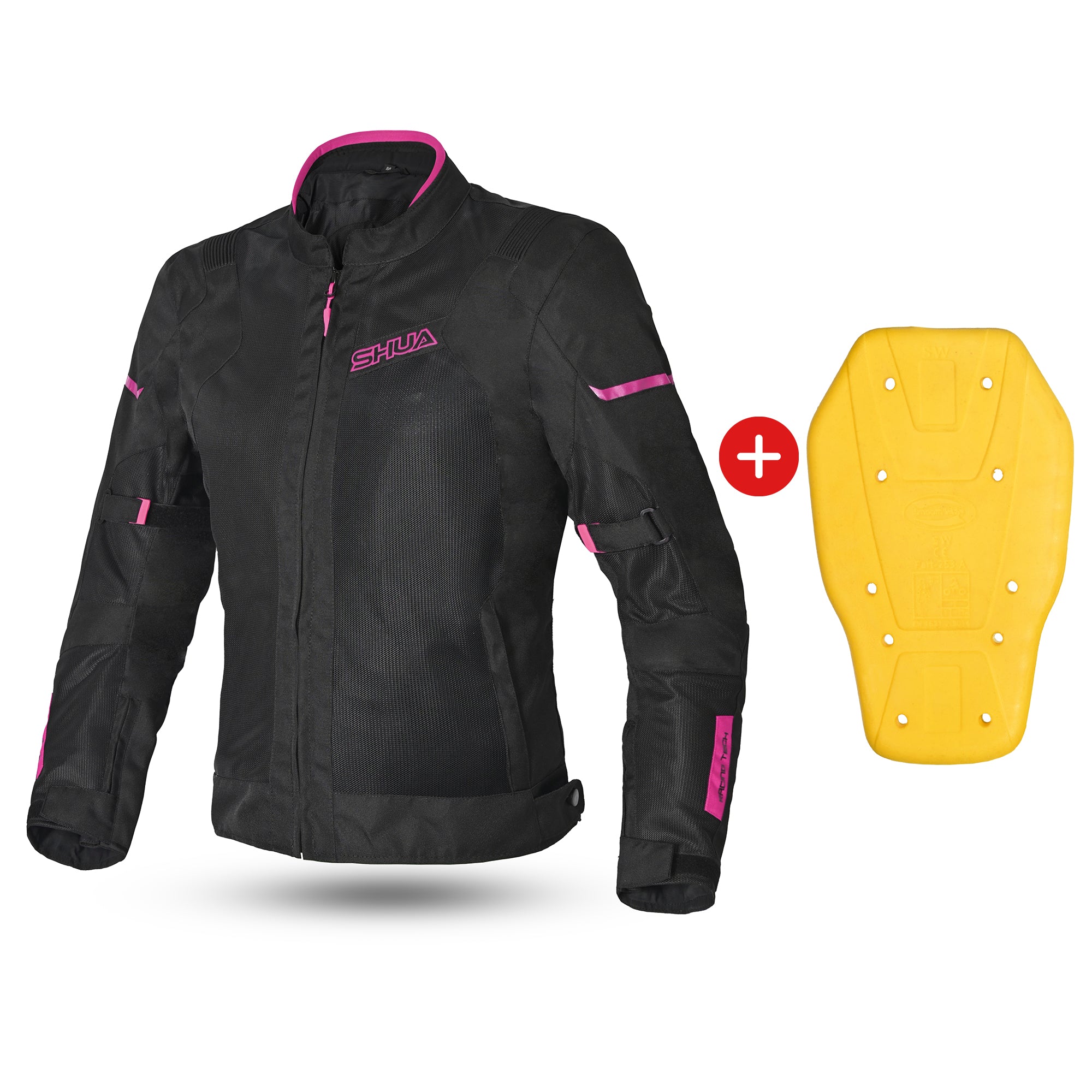 Shua Gravity Mesh Lady Jacket Black/Fuchsia 