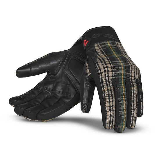 BELA Sting Inv. Water Resistant Motorbike Gloves Black Green