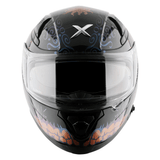AXOR APEX TRANCE FULL FACE MOTORCYCLE HELMET BLACK GOLD