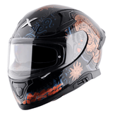 AXOR APEX TRANCE FULL FACE MOTORCYCLE HELMET BLACK GOLD