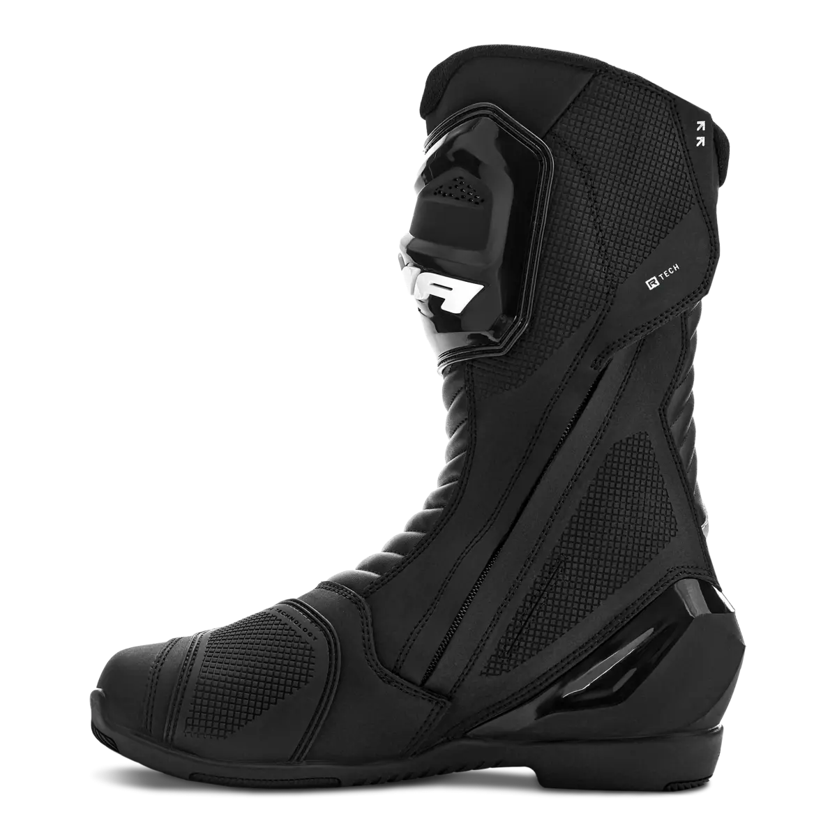 SHIMA RX-3 MEN MOTORCYCLE TOURING BOOTS BLACK WHITE