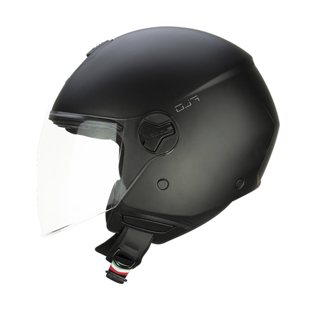 CGM 167A FLO MONO Abierto Scooter Casco Negro Mate Largo