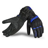 BELA Storm Winter WP Motorcycle Textile Gloves Black Blue