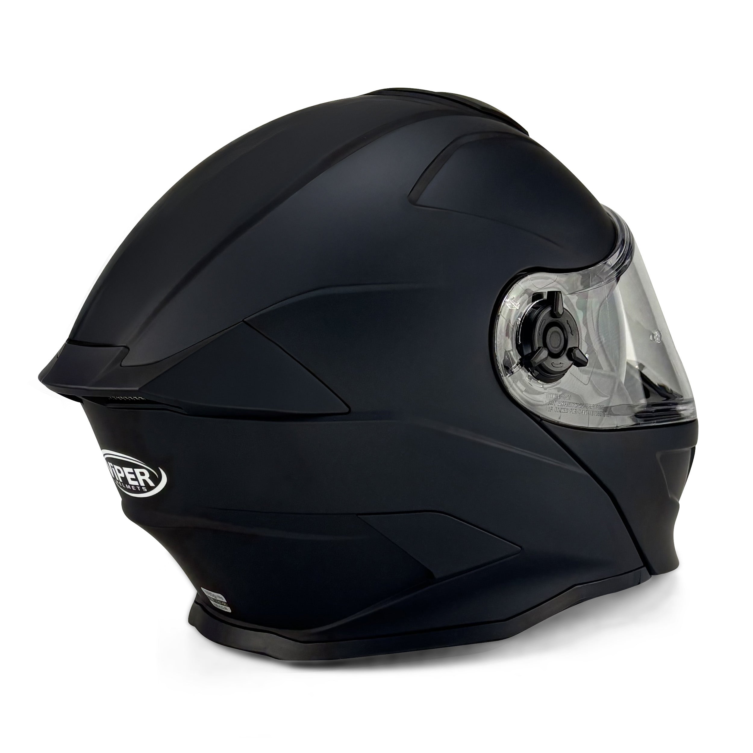 Viper RSV121 V.8 Bluetooth Flip Front Motorcycle Helmet Matt Black