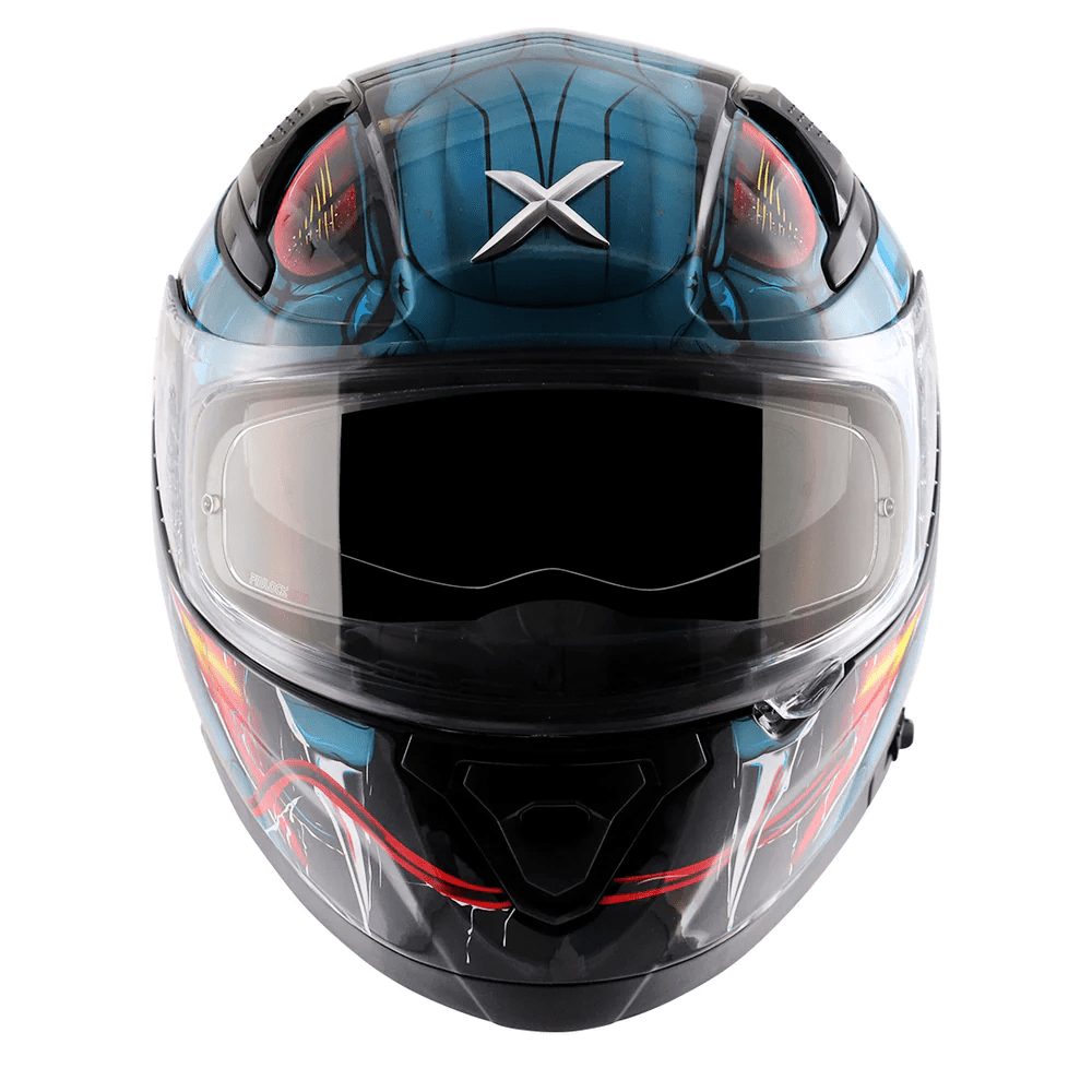 AXOR APEX VENOMOUS DV FULL FACE MOTORCYCLE HELMET BLACK_BLUE