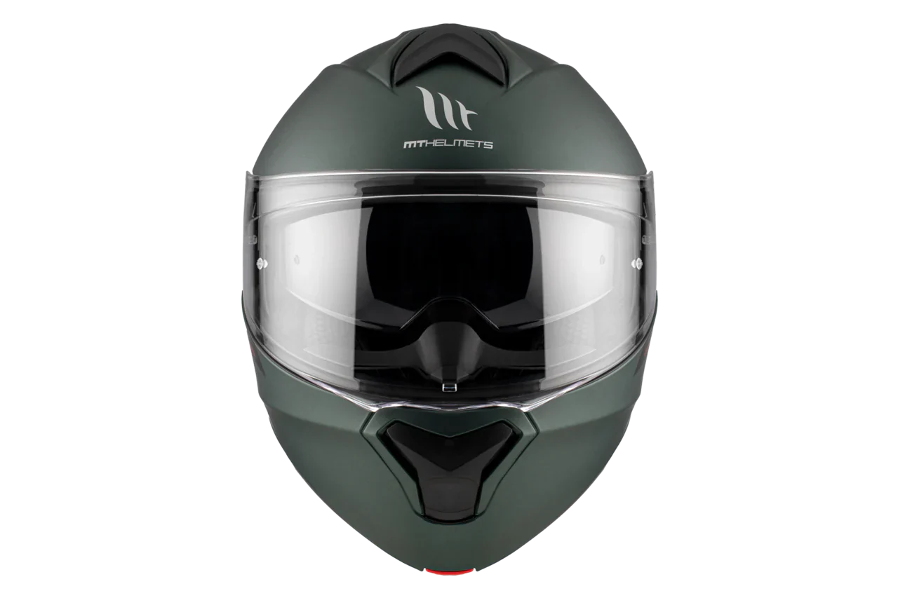 MT GENESIS SV SOLID A6 VERDE MATE Cascos de aventura - CASCO