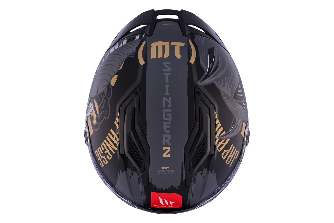  MT Stinger 2 KRT B9 matt Lightweight full face motorcycle helmet - SECURTEX MOTOR SL (t/a MaximoMoto)