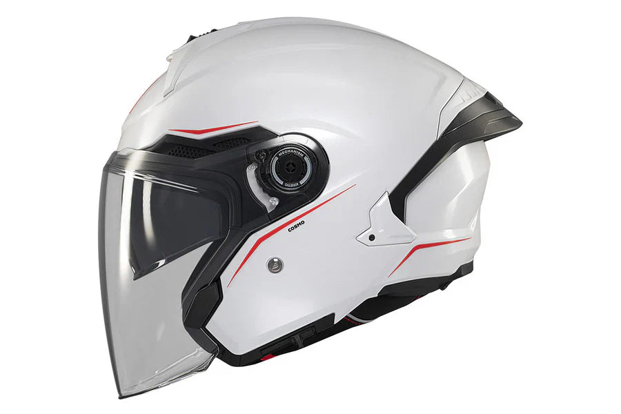  MT Cosmo SV A0 Urban Sport Motorcycle Helmet Glossy White
