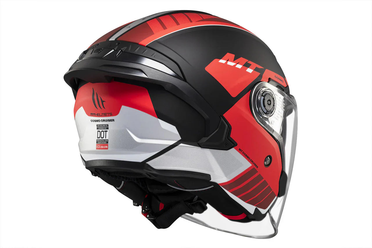  MT COSMO SV CRUISER B5 Matt Open Face Urban Motorcycle Helmet - SECURTEX MOTOR SL (t/a MaximoMoto)
