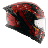 AXOR APEX VENOMOUS DV FULL FACE MOTORCYCLE HELMET BLACK_RED