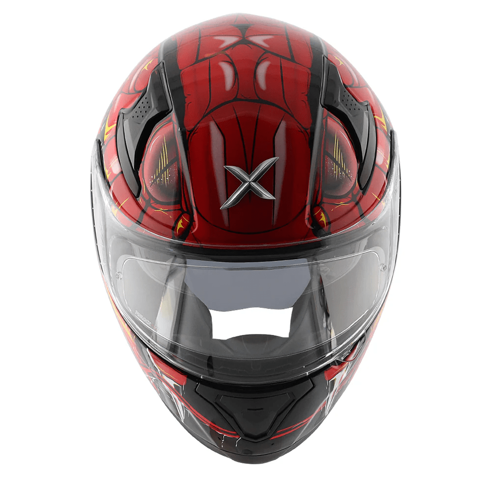 AXOR APEX VENOMOUS DV FULL FACE MOTORCYCLE HELMET BLACK_RED
