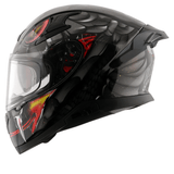 AXOR APEX VENOMOUS DV FULL FACE MOTORCYCLE HELMET BLACK MATTE_GRAY