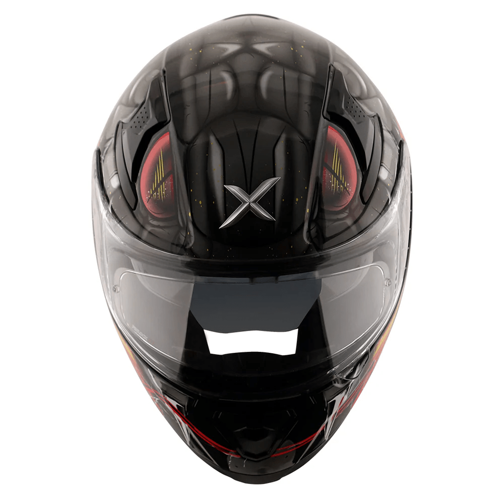 AXOR APEX VENOMOUS DV FULL FACE MOTORCYCLE HELMET BLACK MATTE_GRAY